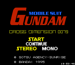 Kidou Senshi Gundam - Cross Dimension 0079